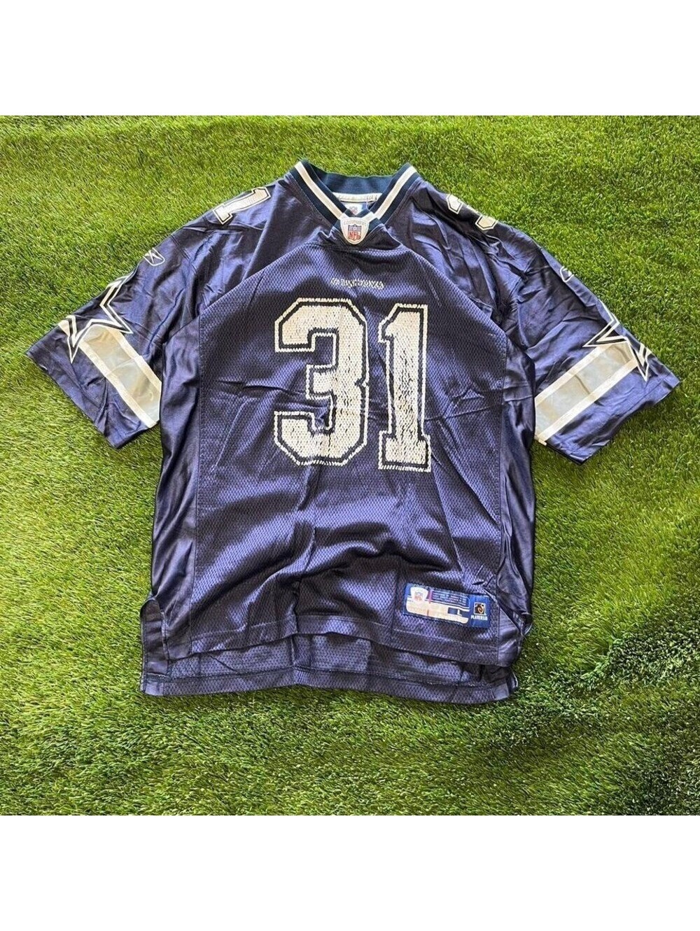Reebok NFL Dallas Cowboys Roy Williams 31 Jersey Navy Blue Mens Size